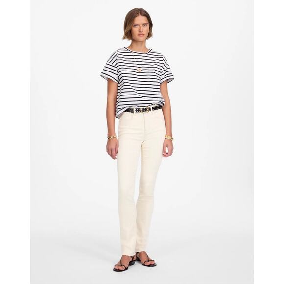 Madewell Mid Rise Slim Leg Stovepipe Jeans US Women's 26 Petite - Picture 1 of 7
